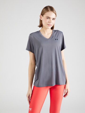 Tricou funcțional de la UNDER ARMOUR pe gri: față