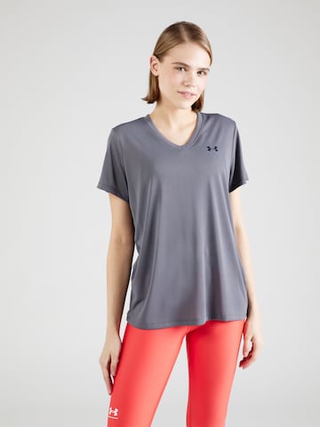 UNDER ARMOUR Functioneel shirt in Grijs: voorkant