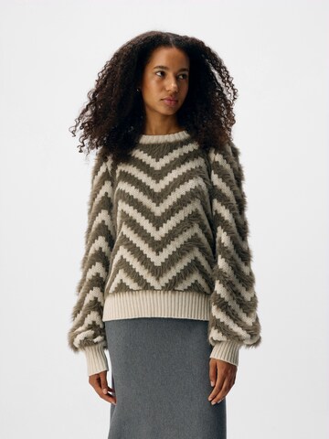 Pull-over 'OBJHOLLOW' OBJECT en blanc : devant