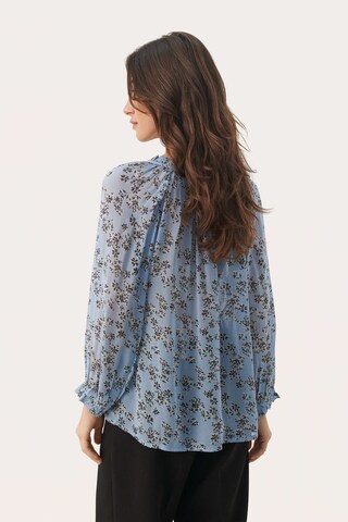 Part Two Bluse in Blau