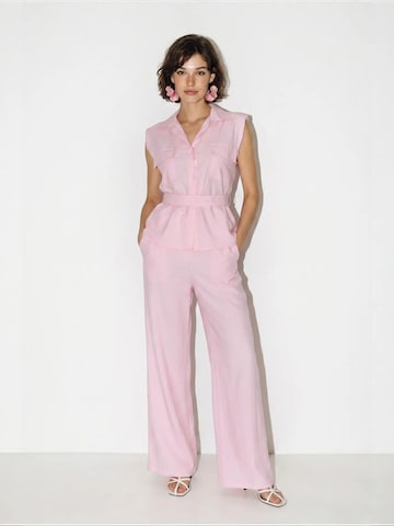 Bianco Lucci Domácí oblečení 'Zweiteiliges Set' – pink