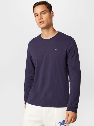 T-Shirt Tommy Jeans en bleu : devant