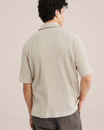 WE Fashion Mugav suurus Triiksärk, värv beež