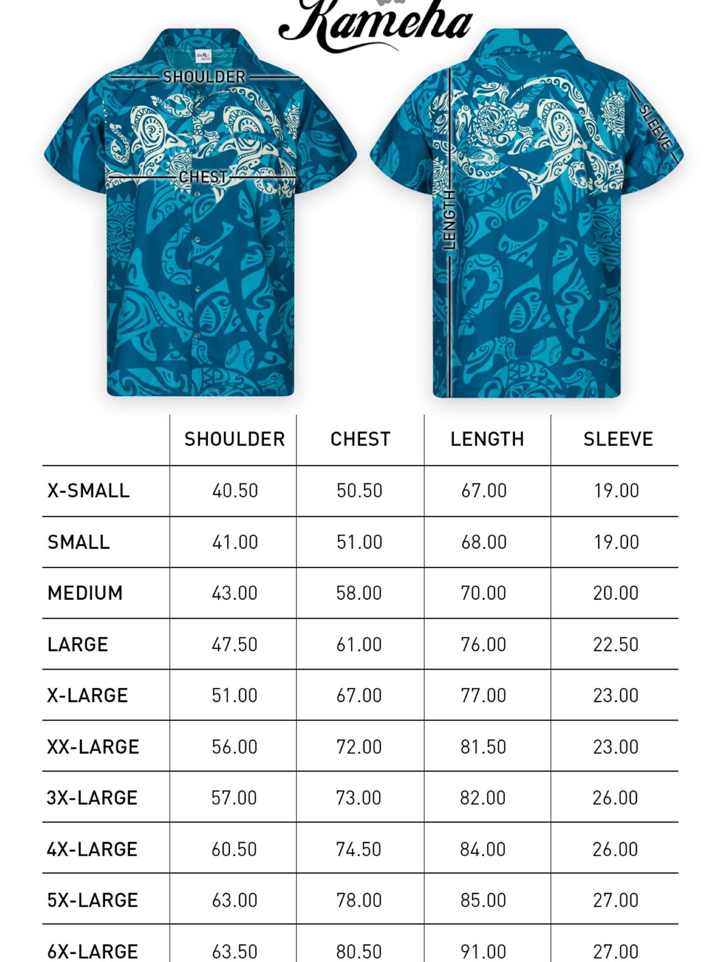 Maglietta 'Maori Chest' di King Kameha in blu