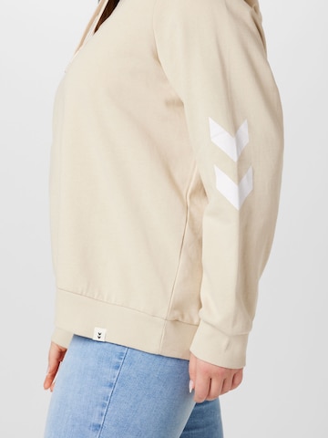 Hummel Athletic Sweatshirt in Beige