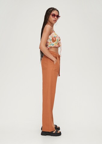 QS Loose fit Trousers in Brown