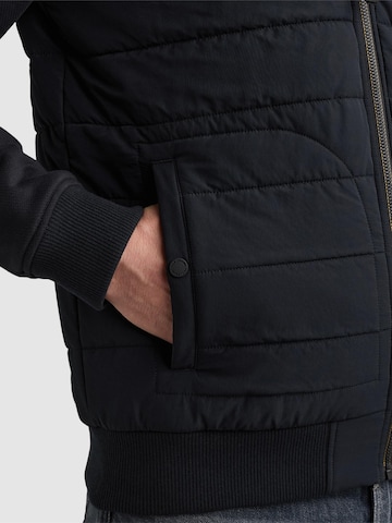 PME Legend Tussenjas 'Hybrid jacket with zipper closure and flight pocket' in Blauw