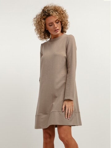 TESSITA Kleid in Braun