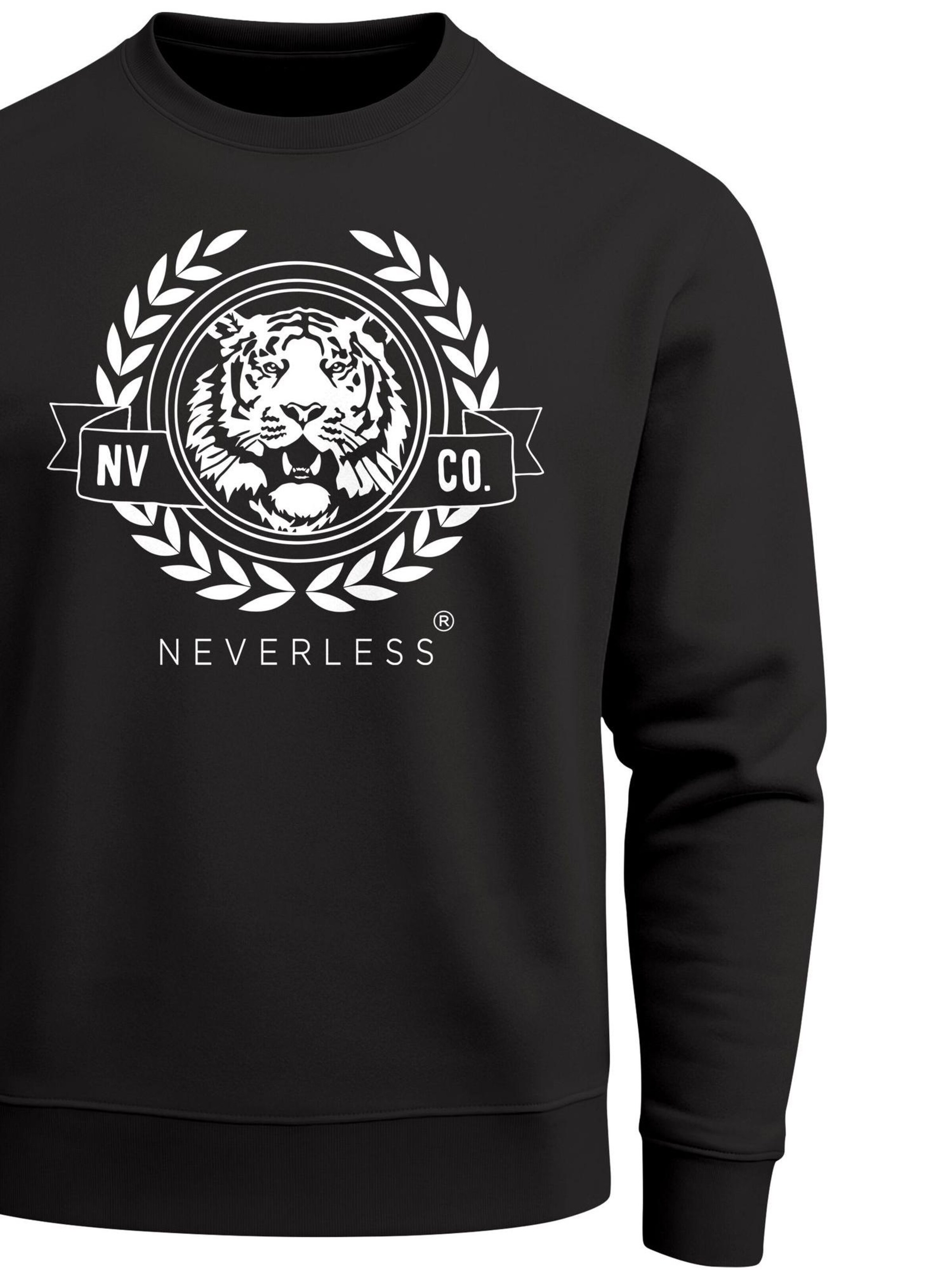 Neverless Sweatshirt 'Old School' in Black