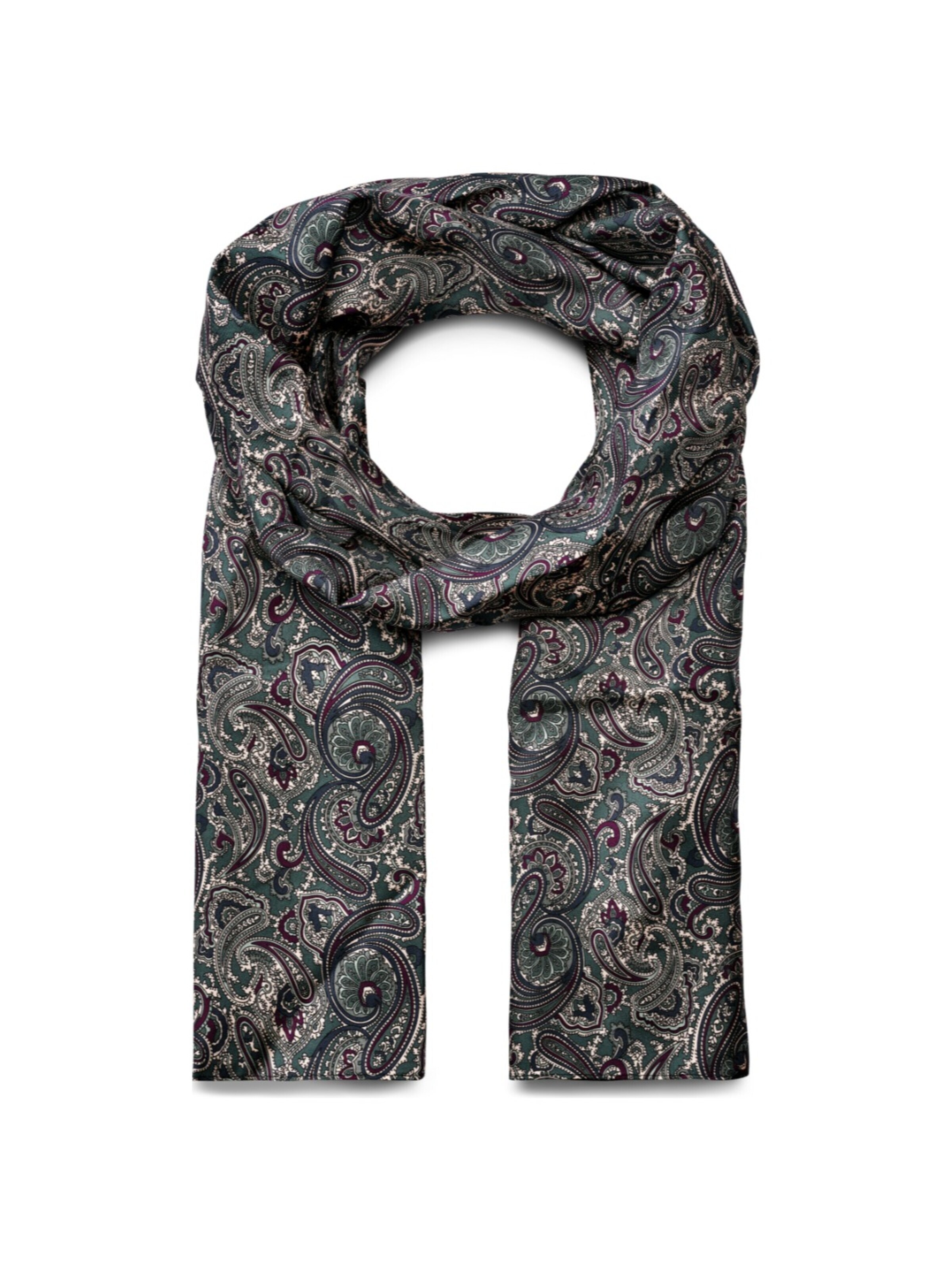 Bohemian Revolt Scarf in Green: front