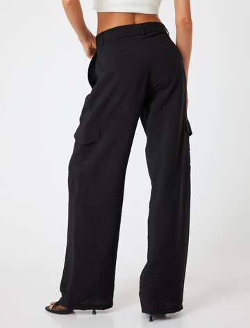 Koton Wide leg Bandplooibroek in Zwart