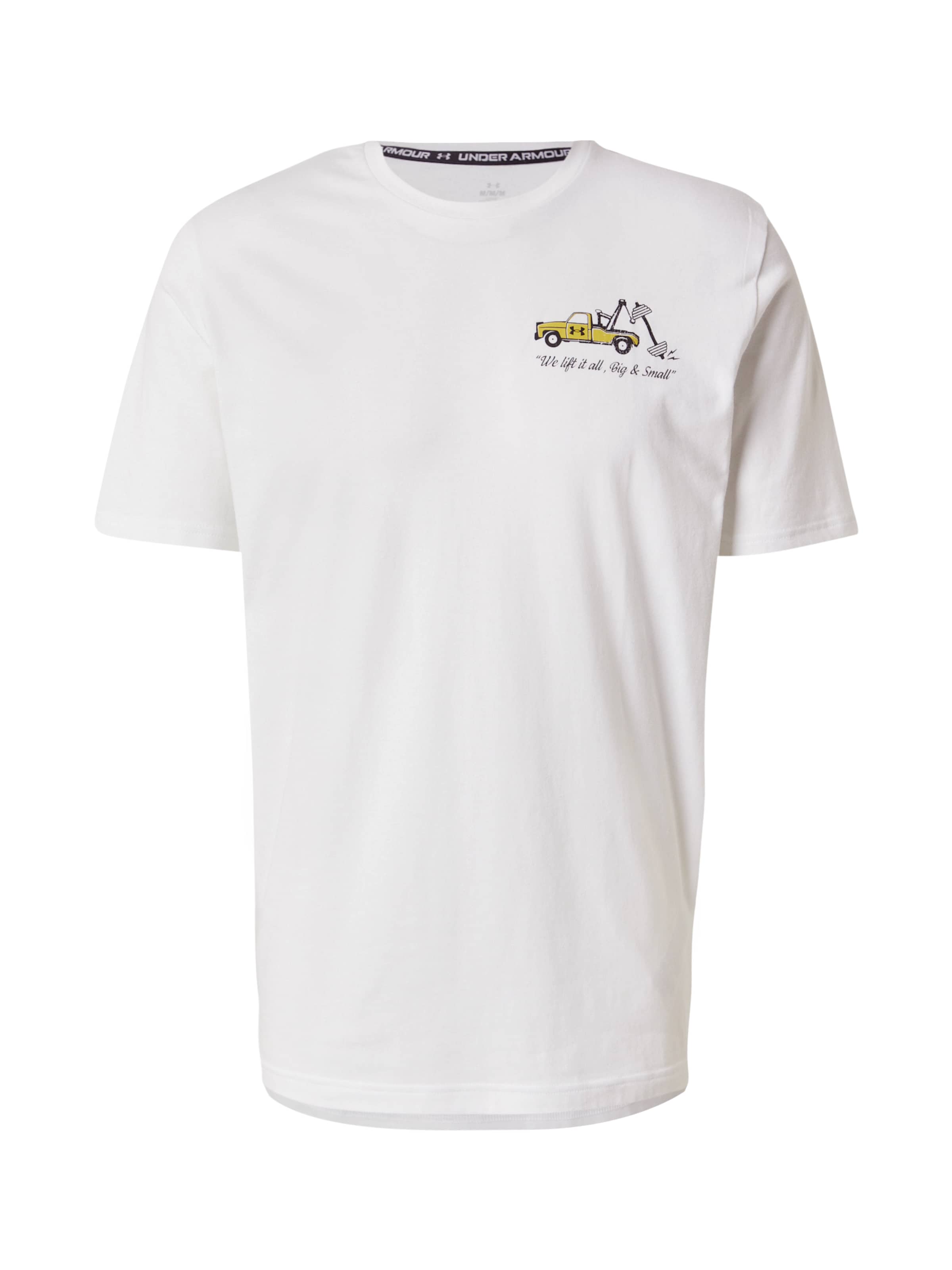 UNDER ARMOUR Funkční tričko 'BODY SHOP' – bílá: přední strana