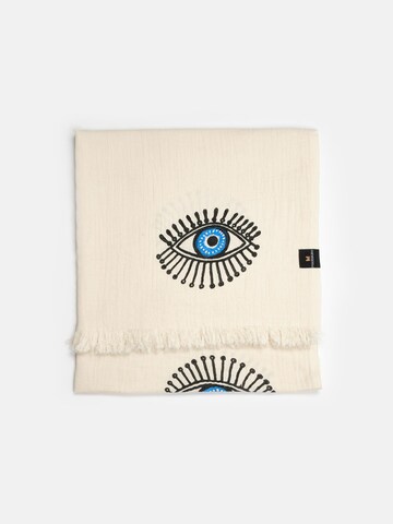 MARSIKOH Beach Towel 'Eyes' in Blue: front