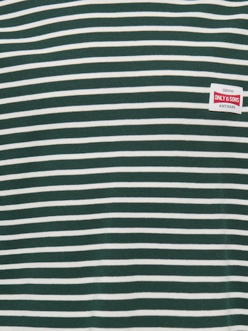 Only & Sons Junior Shirt 'OSJDAWSON' in Groen