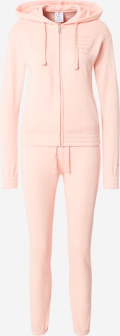 Champion Authentic Athletic Apparel Sweatsuit in Pink: front