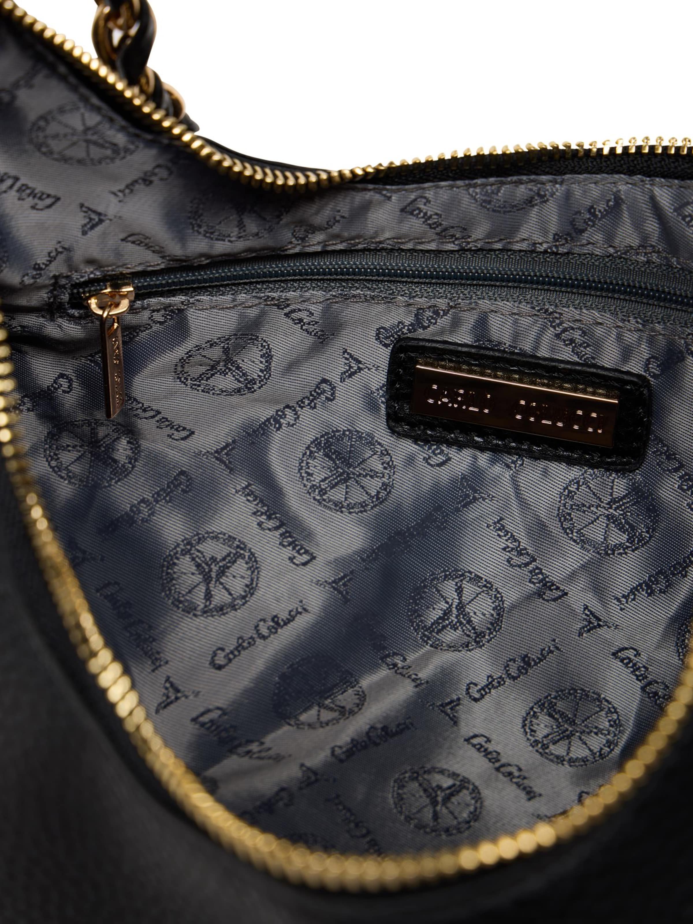 Sac bandoulière Carlo Colucci en noir