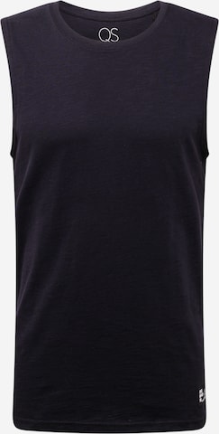 QS Shirt in Zwart: voorkant