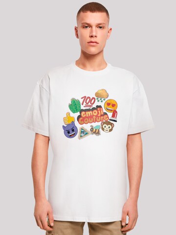 emoji couture Shirt in Wit: voorkant