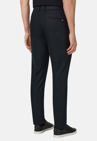 Boggi Milano Slim fit Pleated Pants in Black