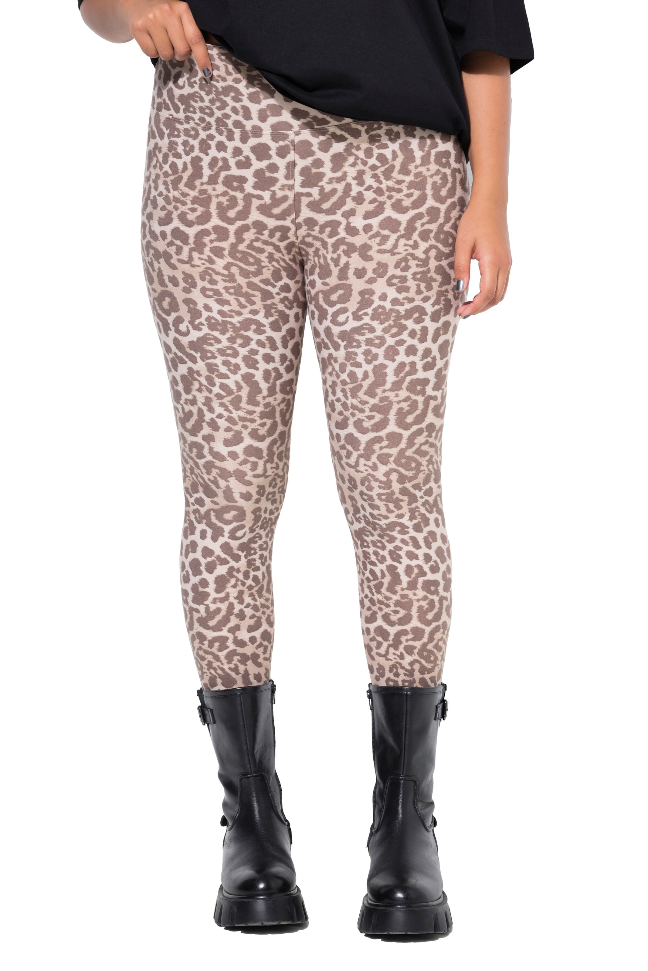 Studio Untold Skinny Leggings in Beige: front