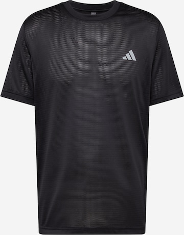 ADIDAS PERFORMANCE - Camiseta funcional 'ADIZERO' en negro: frente