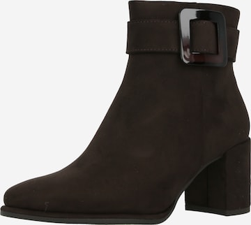 MARCO TOZZI Къси ботуши в кафяво: отпред