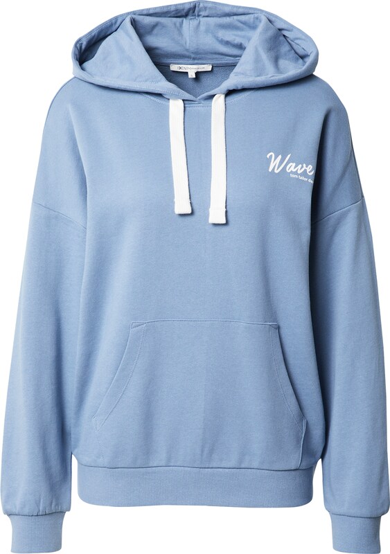TOM TAILOR DENIM Sweatshirt in Rauchblau AB6821 TOM TAILOR DENIM Sweatshirt in Rauchblau AB6821