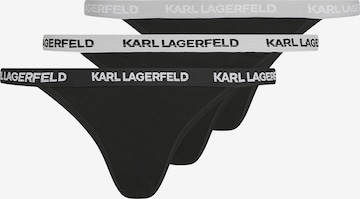 juoda Karl Lagerfeld Moteriškos kelnaitės: priekis