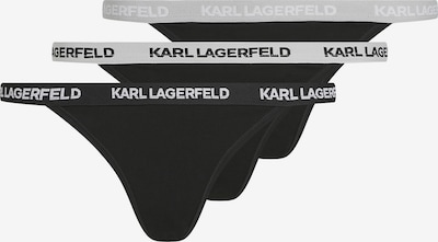 Moteriškos kelnaitės iš Karl Lagerfeld, spalva – juoda / balta, Prekių apžvalga