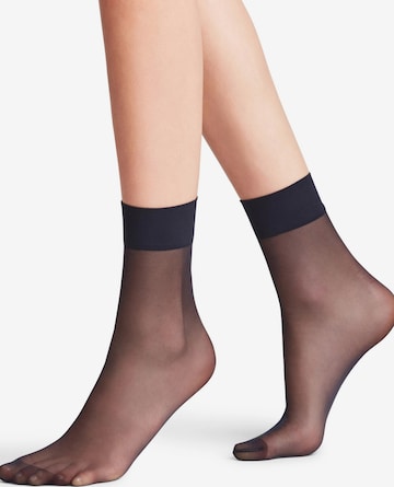 FALKE Socken 'Pure Matt' in Blau: Vorderseite