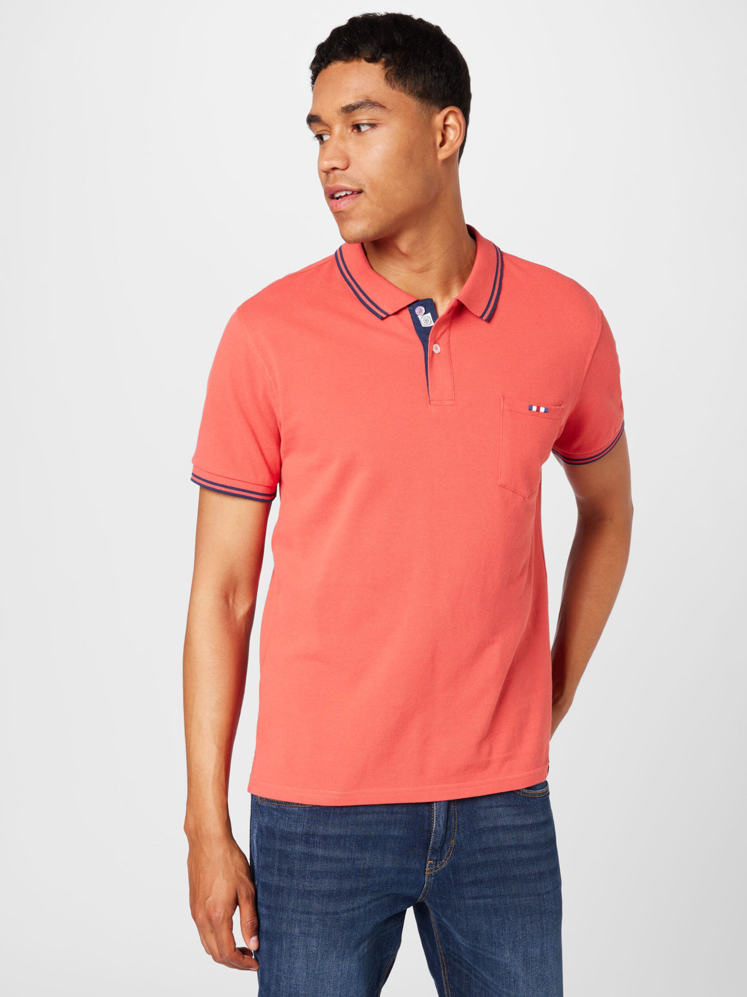 Männer Große Größen BLEND Poloshirt in Melone - DJ09528 Männer Große Größen BLEND Poloshirt in Melone - DJ09528