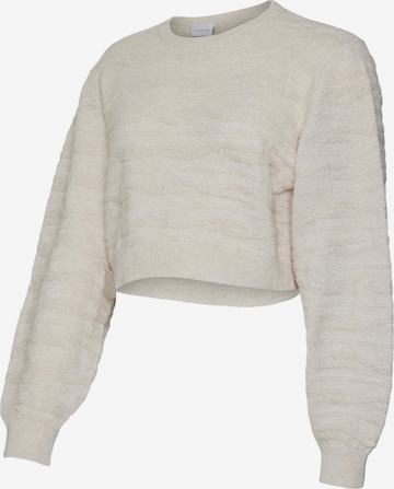 MAMALICIOUS - Pullover 'Katrin' em cinzento: frente