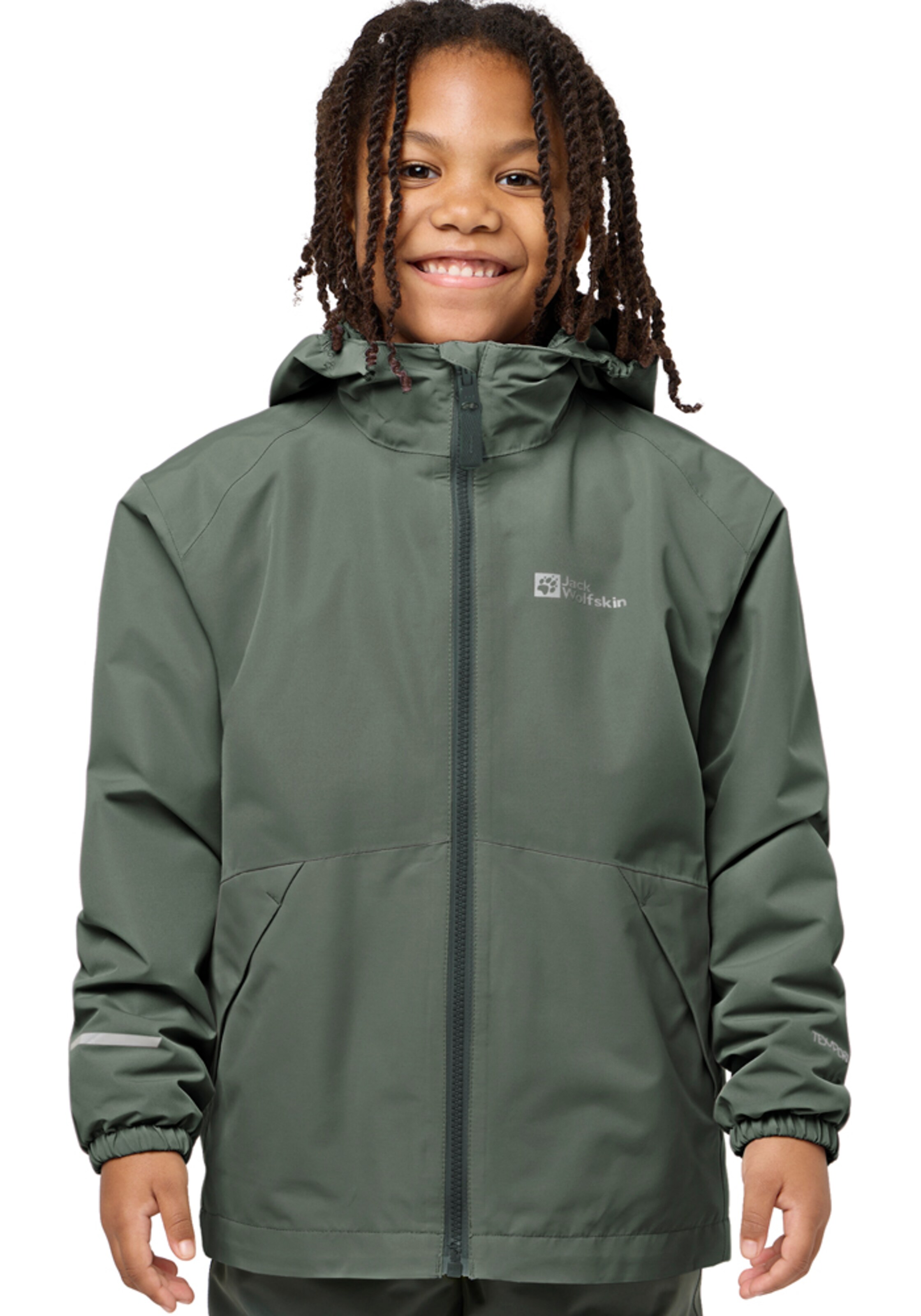 JACK WOLFSKIN Outdoor jacket 'Iceand' in Green