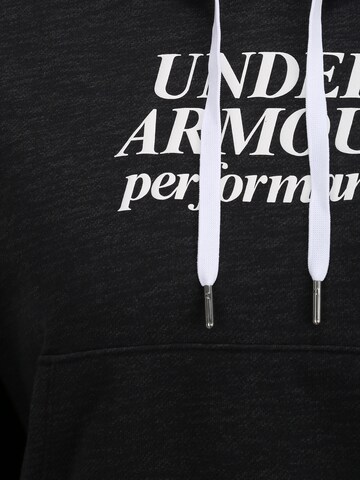 UNDER ARMOUR Sportsweatshirt 'Essential' i sort