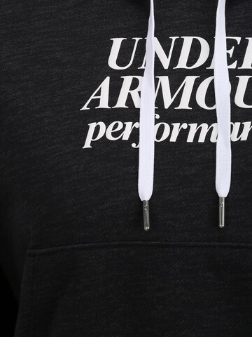 UNDER ARMOUR Sports sweatshirt 'Essential' in Black