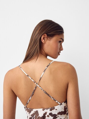 Bershka Dress in Brown
