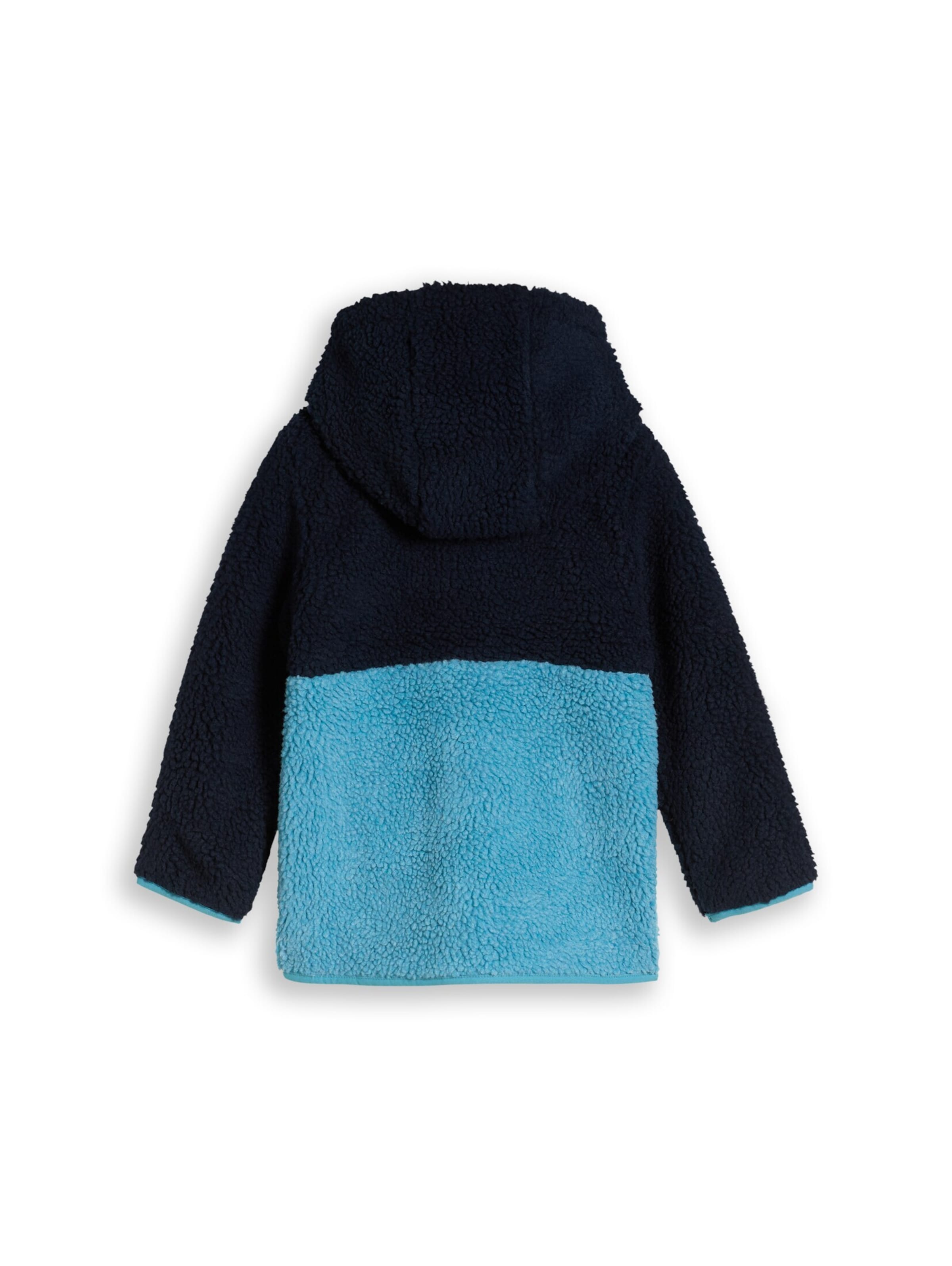 TOM TAILOR Fleece jas in Blauw