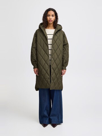 ICHI Between-seasons coat 'Hansa' in Green