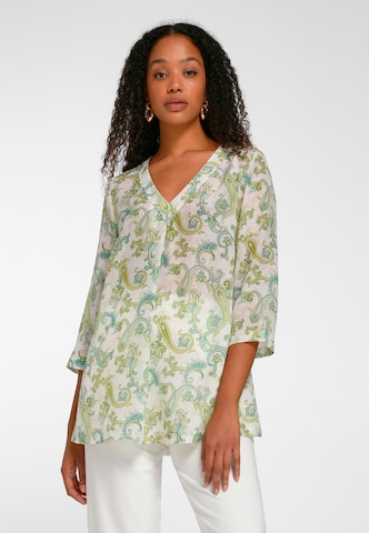 Anna Aura Blouse in Groen: voorkant