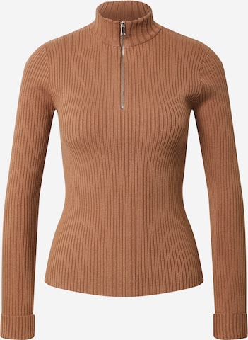 Pull-over 'Alison' EDITED en marron : devant