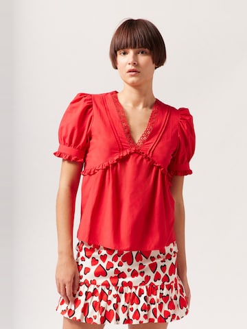 NAF NAF Blouse 'Faro' in Red: front