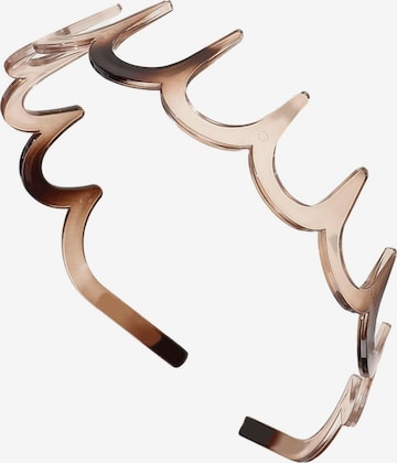 soho Hair accesoires Hair jewelry 'Canda Headband – Light Brown' in Brown: front