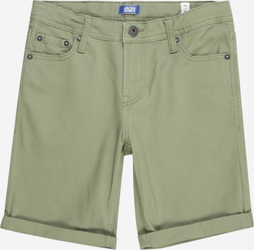 Regular Pantalon 'RICK ORIGINAL' Jack & Jones Junior en vert : devant