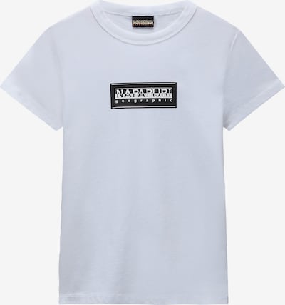 NAPAPIJRI Camiseta 'K S-CHAMOIS' en negro / blanco / offwhite, Vista del producto