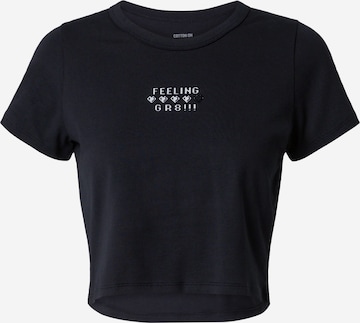 T-shirt Cotton On en noir : devant