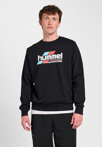Hummel Athletic Sweatshirt in Black: front