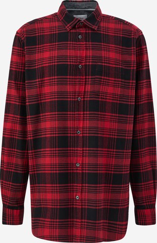 s.Oliver - Regular Fit Camisa em vermelho: frente