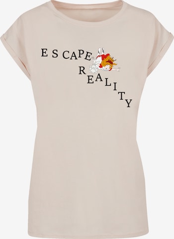 F4NT4STIC Shirt 'Alice im Wunderland' in Beige: front