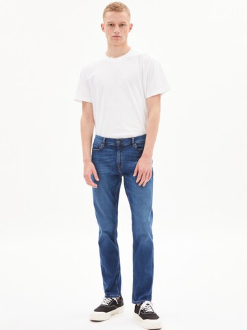 ARMEDANGELS Slimfit Jeans 'Iaan' in Blauw