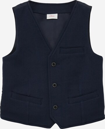 s.Oliver Vest in Blue: front